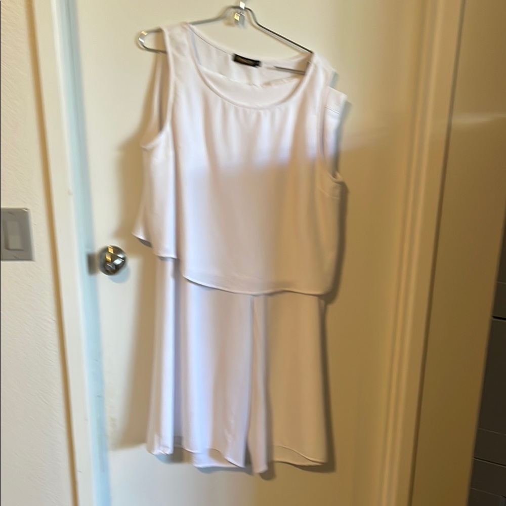 White pant suit